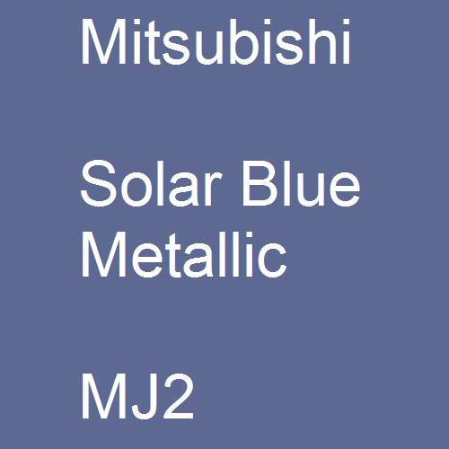 Mitsubishi, Solar Blue Metallic, MJ2.